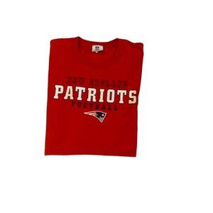 New England Patriots Football Athletic Red NFL Team Apparel T-shirt Men'  XL